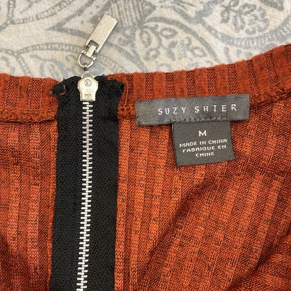 ❗️Last Chance❗️ SUZY SHIER Ribbed Tee - Picture 5 of 6